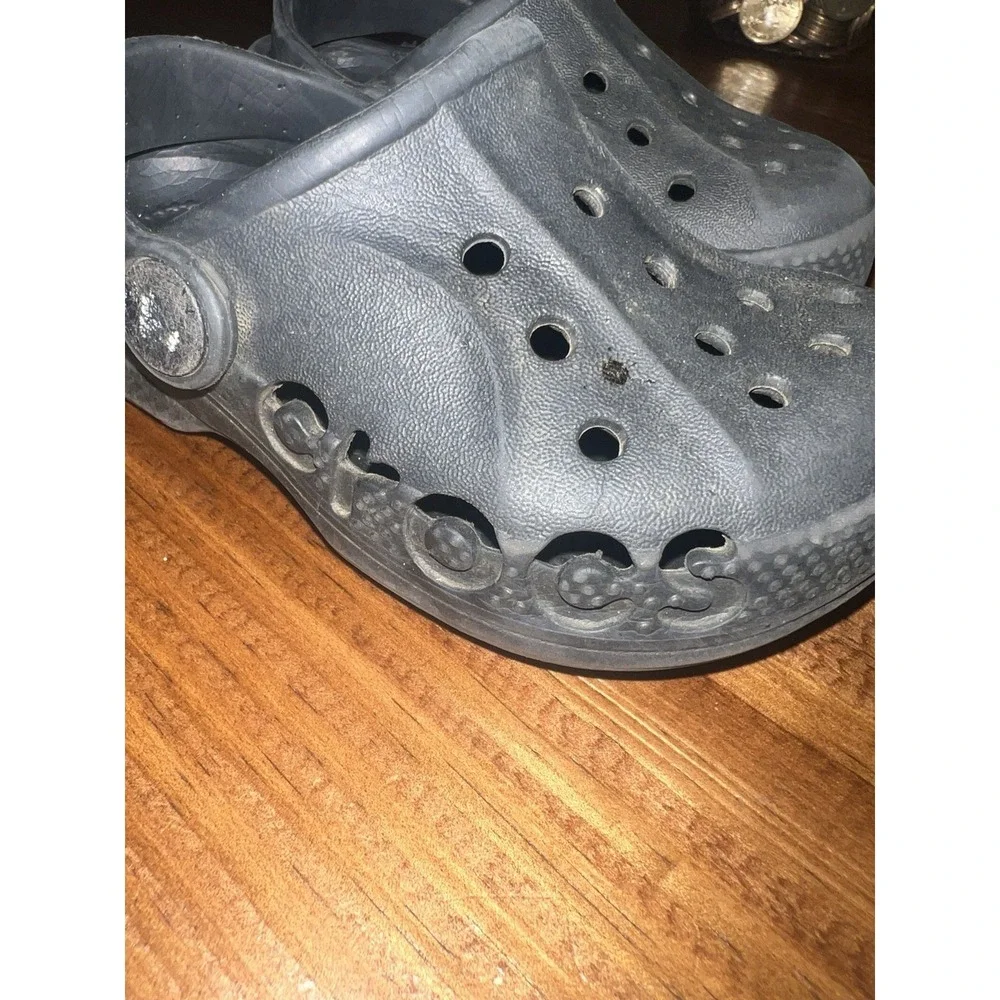 Crocs Baya Black Clogs Slip on Shoes‎ Size C 7 Toddlers Unisex Kids